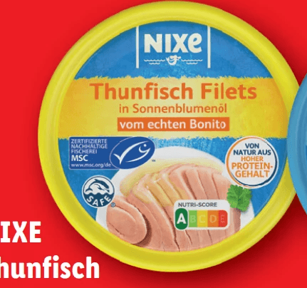 Nixe Thunfisch Filets 185 g Angebot bei Lidl