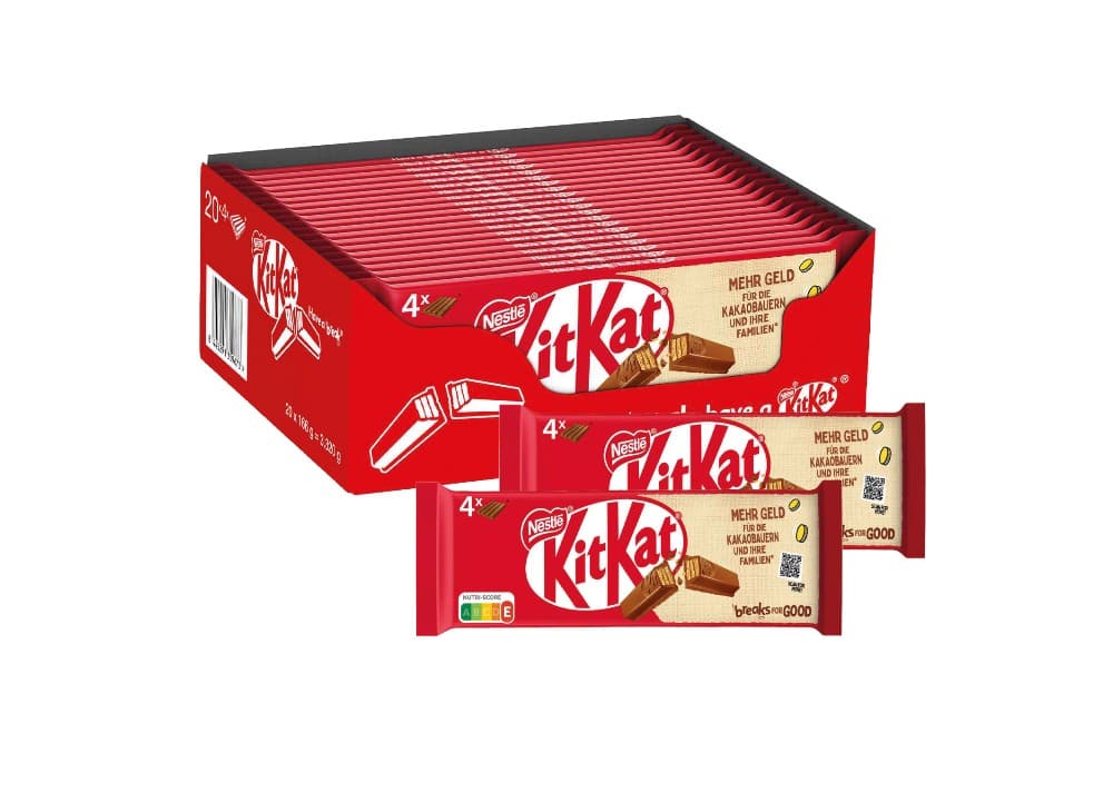 Kit Kat 4 Stk. div. Sorten, 166 g – Billa Plus