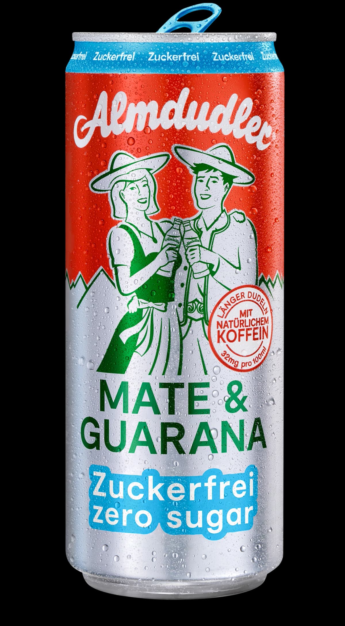 Almdudler Mate & Guarana oder Mate & Guarana Zuckerfrei, 0,33-Liter-Dose – Interspar