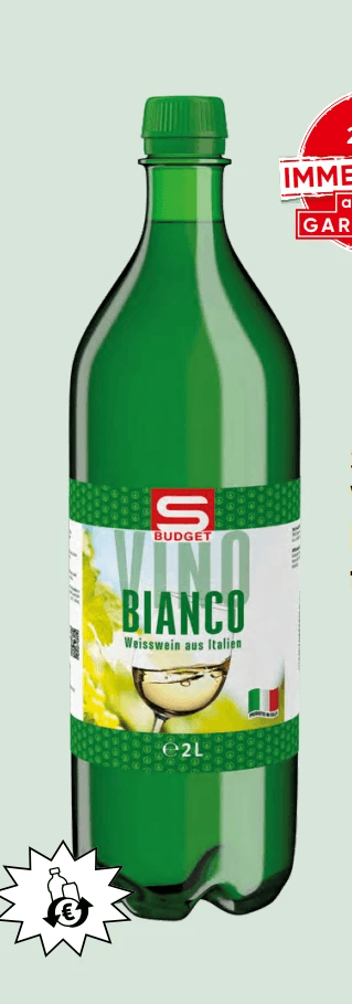S-Budget Weißwein Italien, 2 Liter – Spar