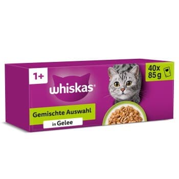 Katzennassnahrung, 40 x 85 g Whiskas – Norma
