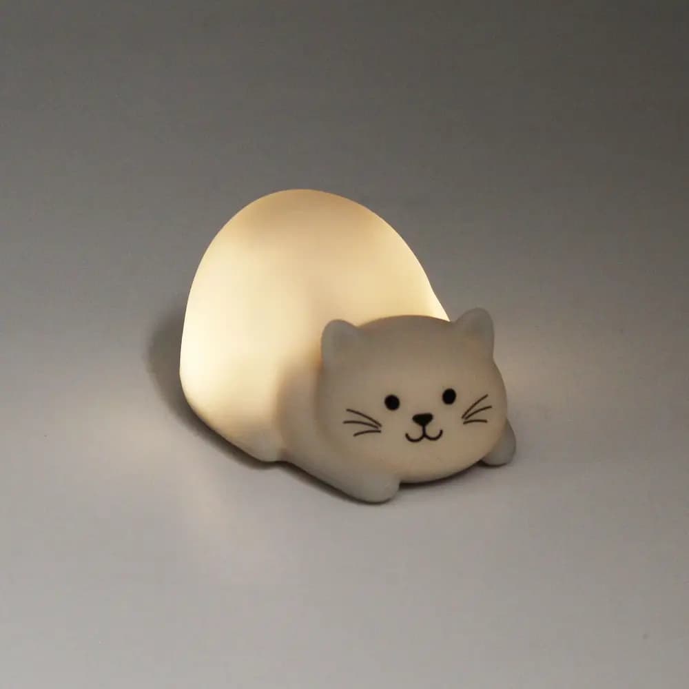 Silikon-Nachtlichter Tiny Katze, L 5 cm – Müller