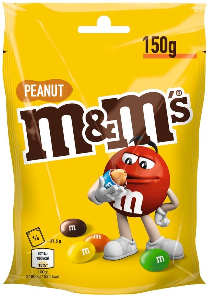 M&M's Chocolate oder Peanut, 150 g – Müller