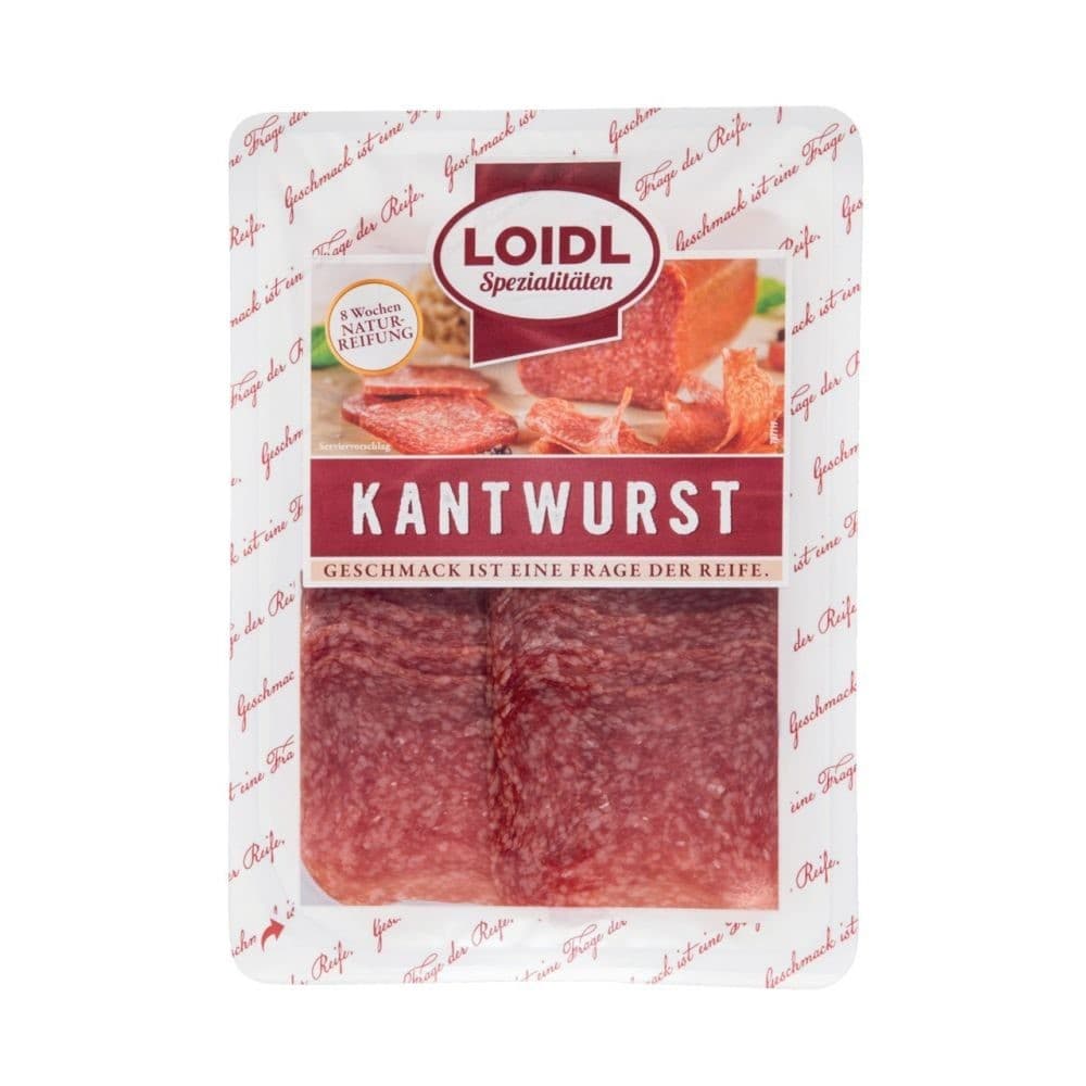Loidl Kantwurst, Putensalami oder Haussalami, 75-g-Packung – Spar