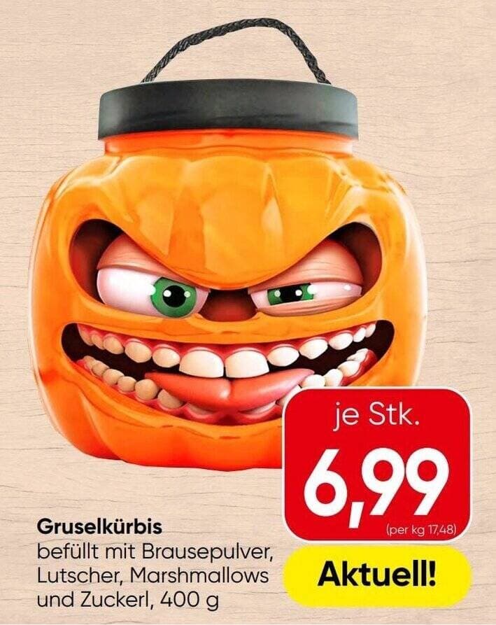 Gruselkürbis, 400 g – Spar
