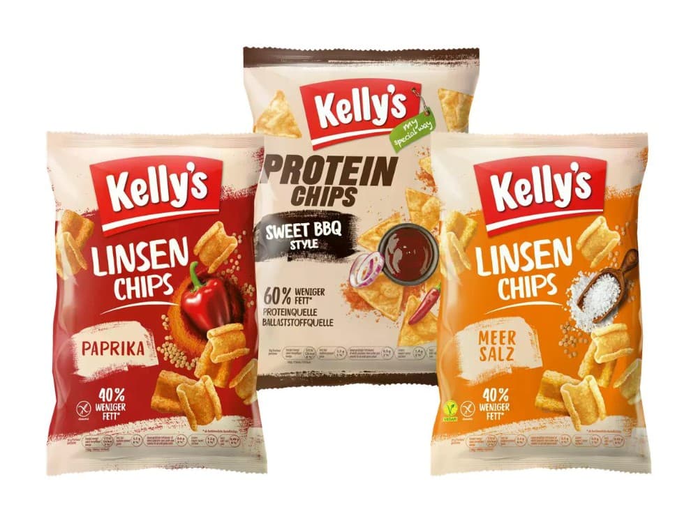 Kelly's Linsenchips oder Protein Chips 90 g / 70 g Angebot bei Lidl