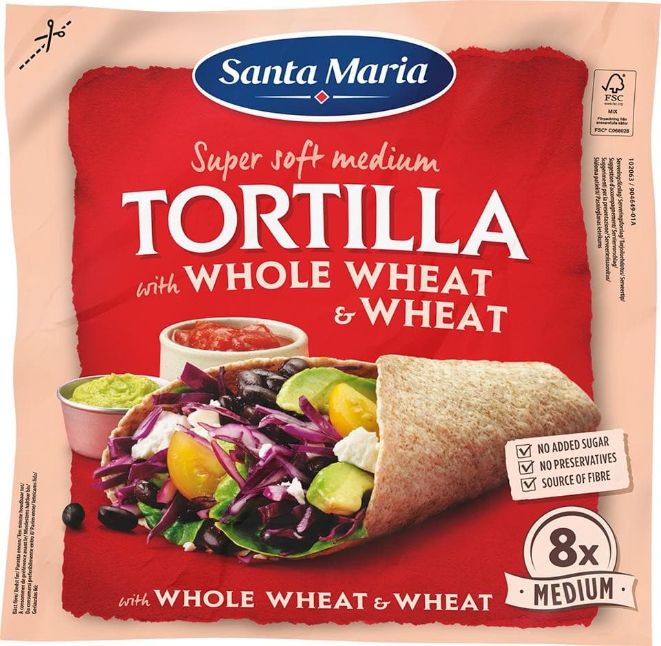 Tortilla Original oder Whole Wheat, 320-g-/371-g-Packung – Interspar