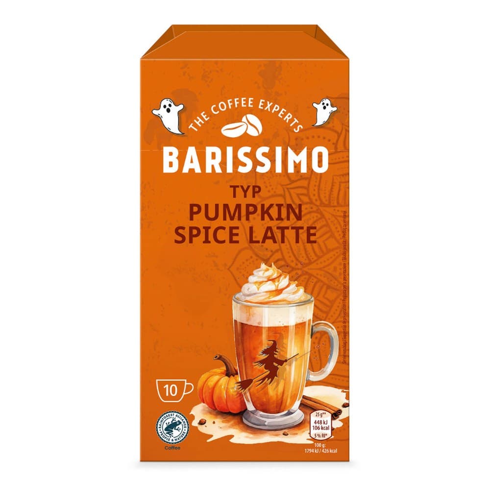 Pumpkin Spice Latte, 10 x 25 g Barissimo – Hofer