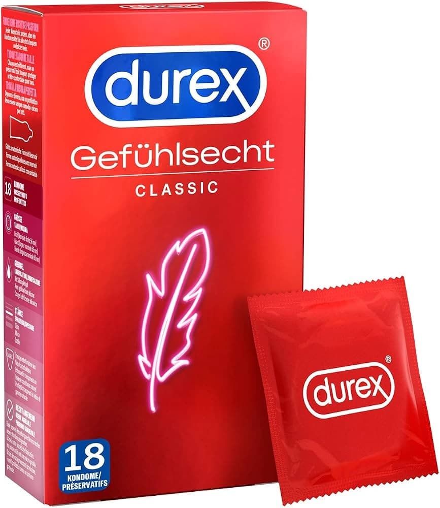 Durex Gefühlsecht Classic Kondome, 18 Stück – Bipa