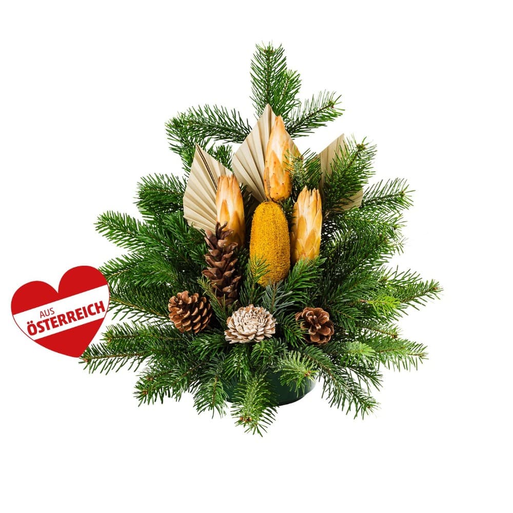 Allerheiligengesteck, ca. 35 cm hoch pro Stück – Penny