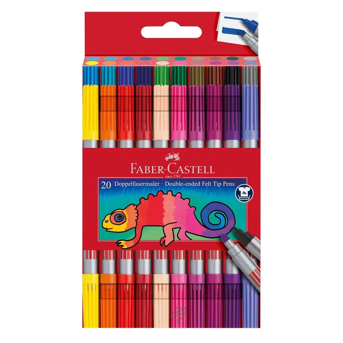 Doppelfasermaler 20 Stk. FABER-CASTELL Angebot bei Müller
