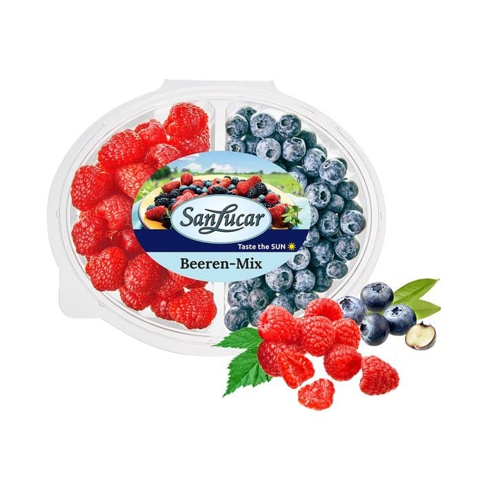 Himbeeren-/Heidelbeeren-Mix, 170 g SanLucar – Billa Plus