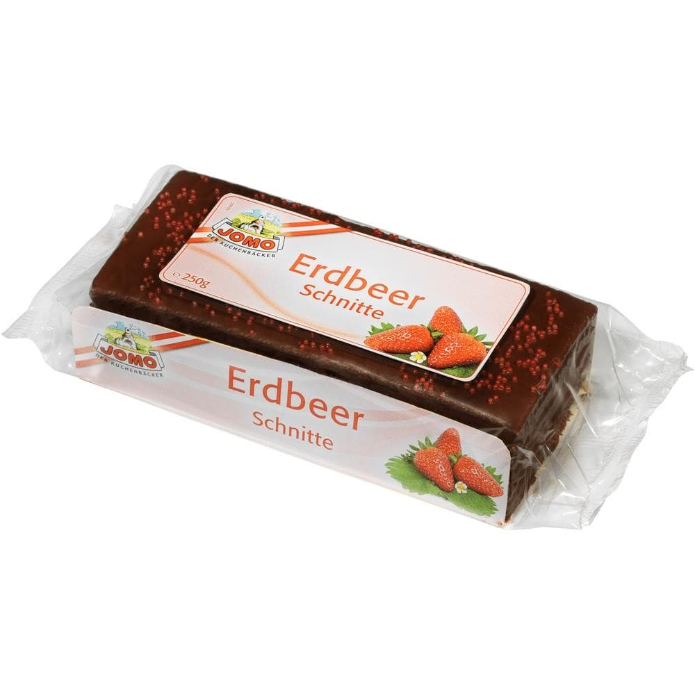 Jomo Erdbeer Schnitte, 250 g – Norma