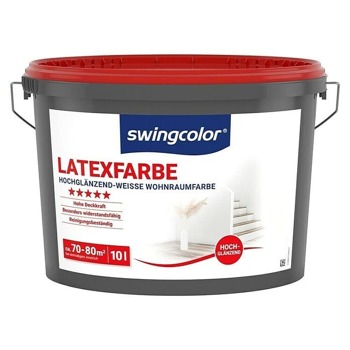 SWINGCOLOR Latexfarbe, 10 Liter – Bauhaus