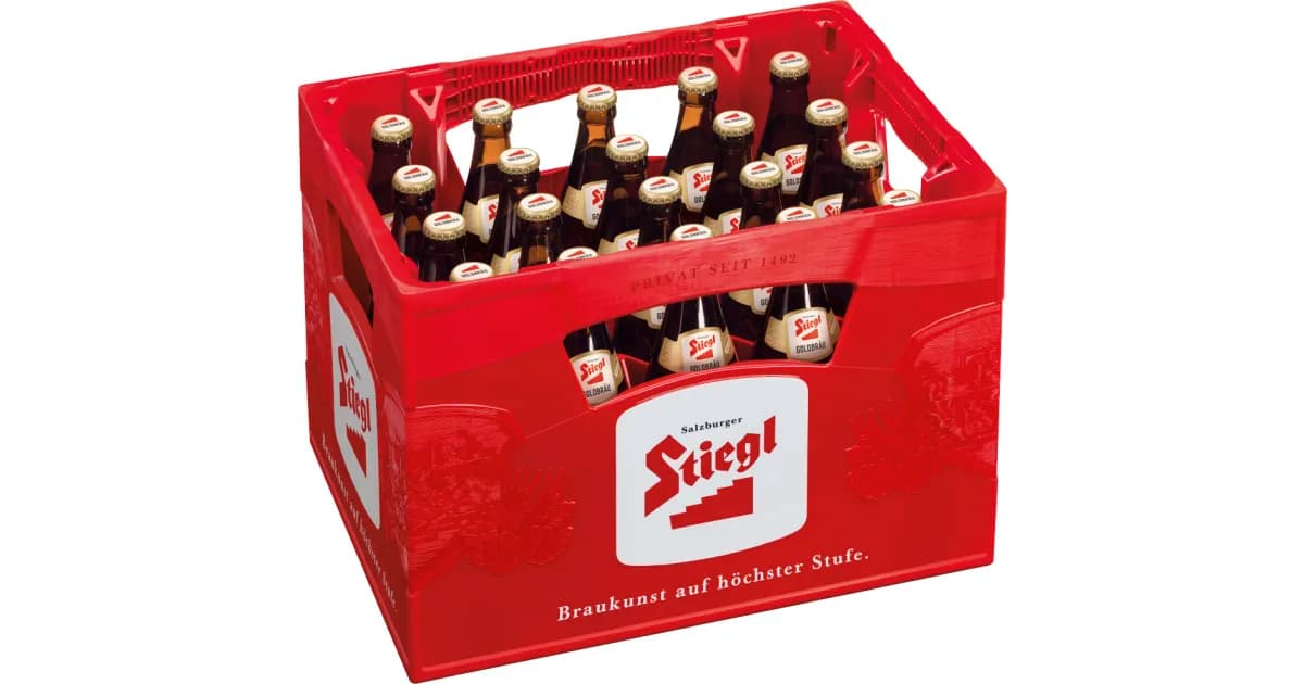 Stiegl Goldbräu 20 x 0,5-Liter-MEHRWEG-Flasche Angebot bei Interspar