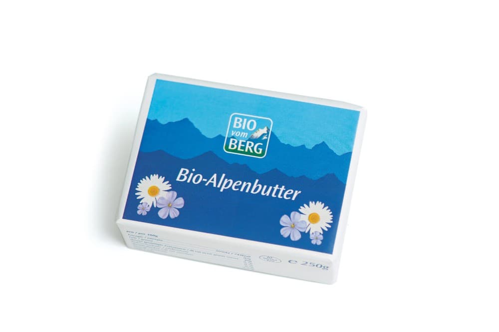BIO vom BERG Alpenbutter, 250 g – MPREIS