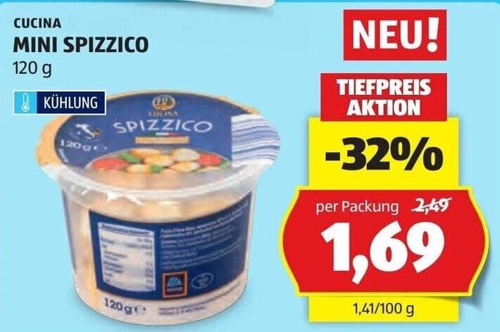Mini Spizzico, 120 g CUCINA – Hofer