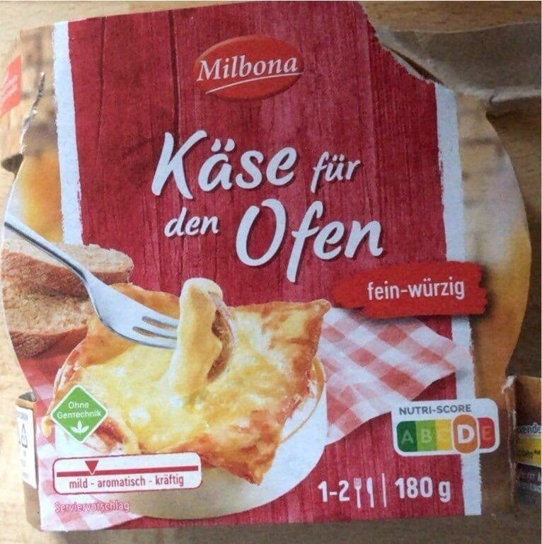 Käse für den Ofen, 180 g Milbona – Lidl