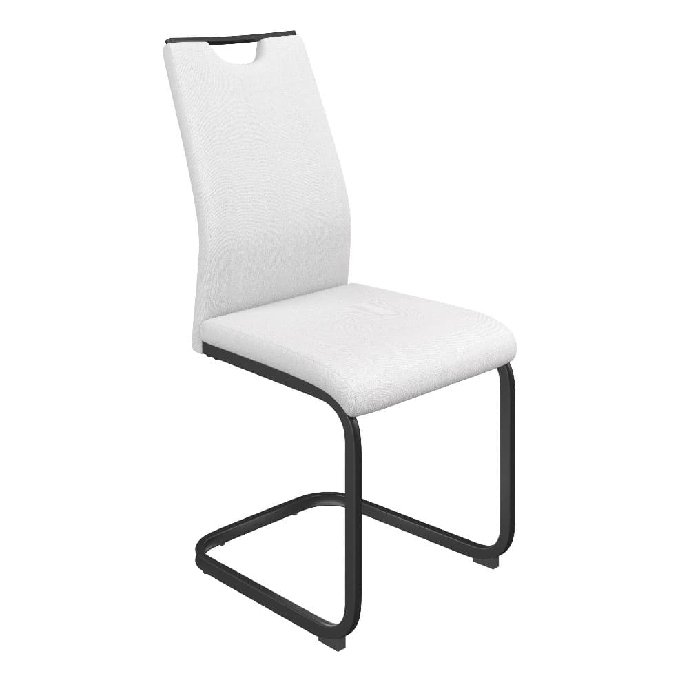 Schwingstuhl Webstoff Beige, BxHxT: ca. 58x98x43 cm – Möbelix