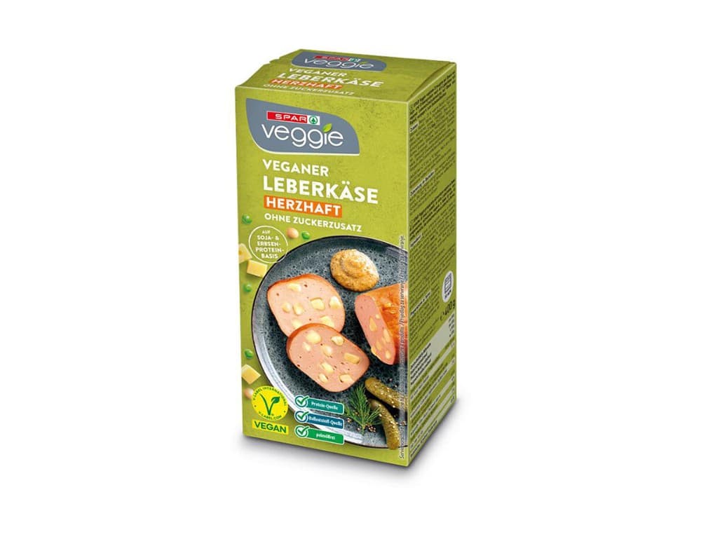 SPAR Veggie veganer Leberkäse, 400 g – Spar