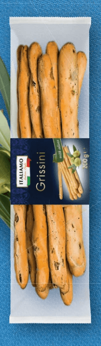 ITALIAMO Grissini mit Oliven, 200 g – Lidl