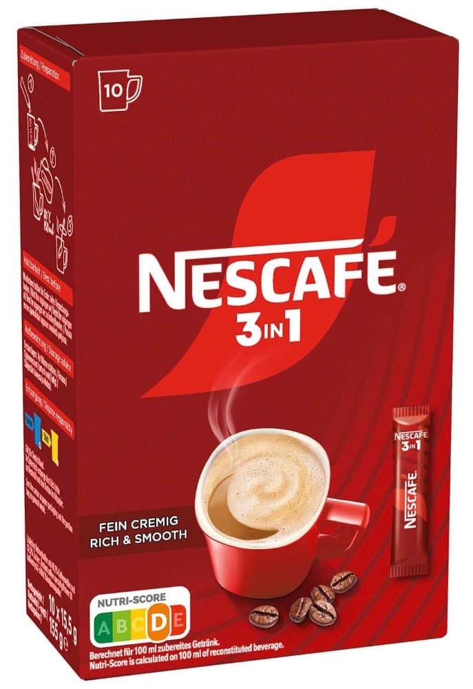 Nescafé 3in1 od. 2in1, 10 Portionen, 80 g – 160 g – Billa Plus
