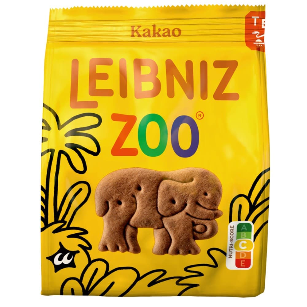 Leibniz Zoo Kakao oder Butterkeks, 125 g – Müller