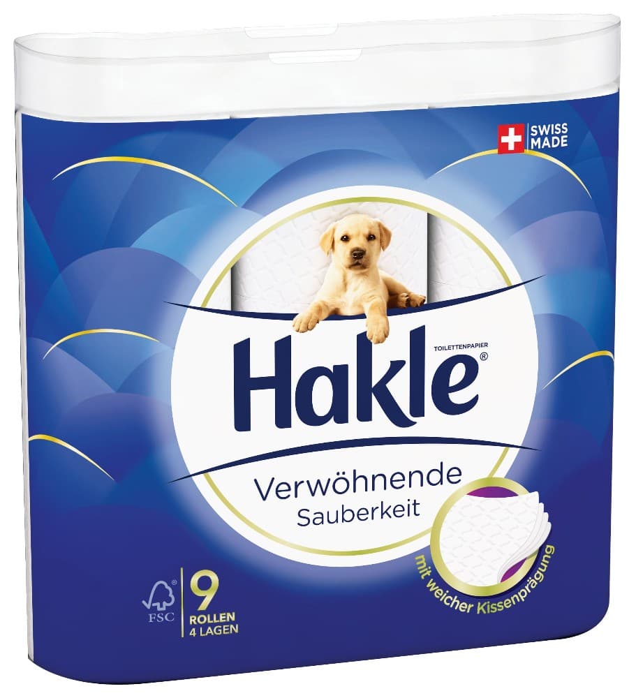Hakle Toilettenpapier, 9 Rollen – MPREIS