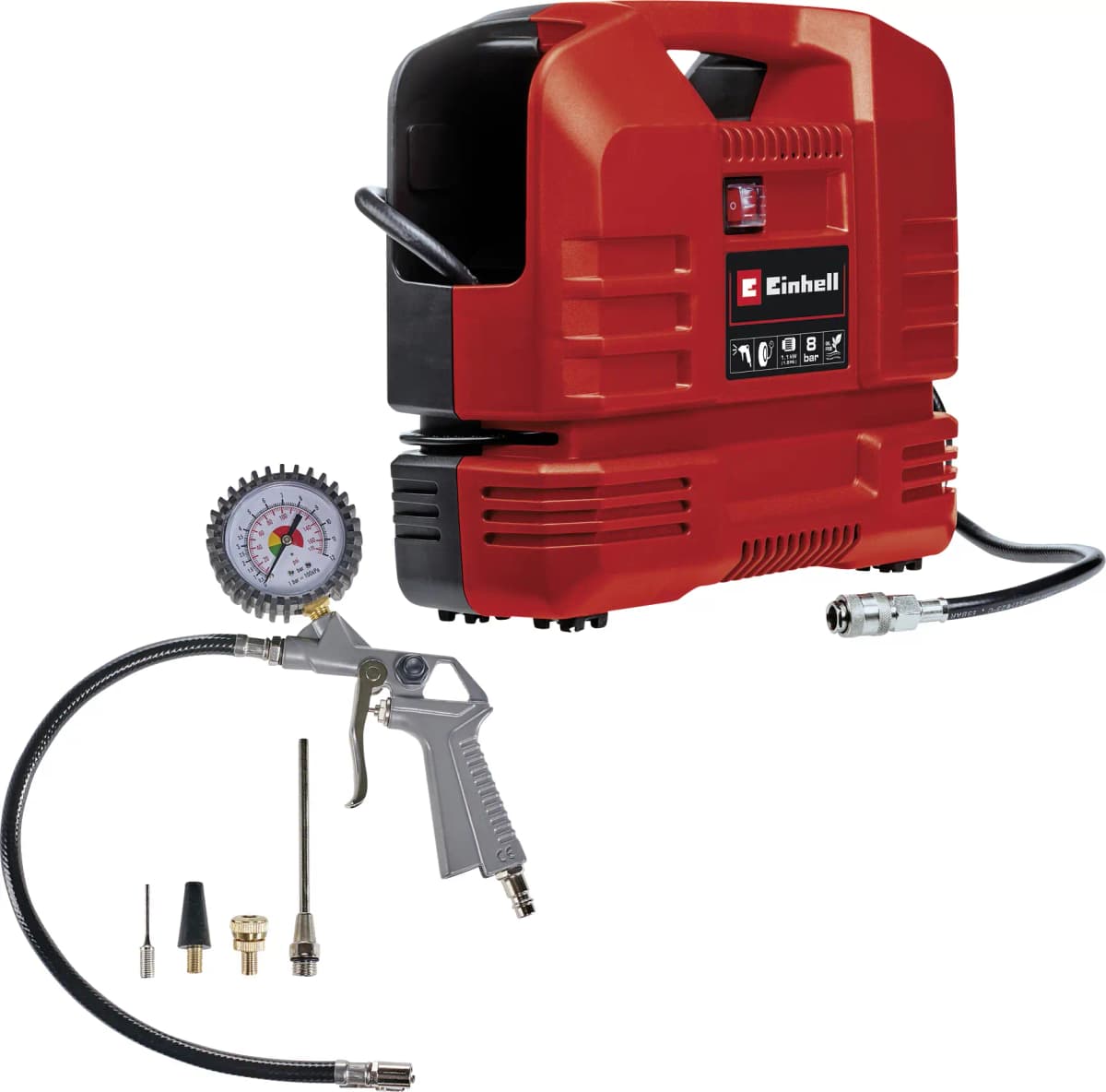 1-Zylinder-Kompressor TC-AC 190/8 OF Set Einhell Angebot bei Zgonc