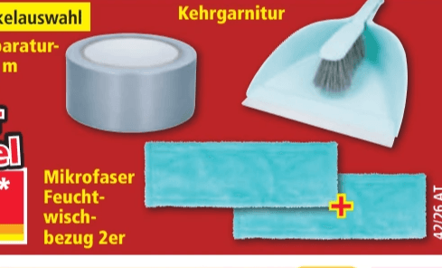 Mikrofaser Feuchtwischbezug, 2er – Norma