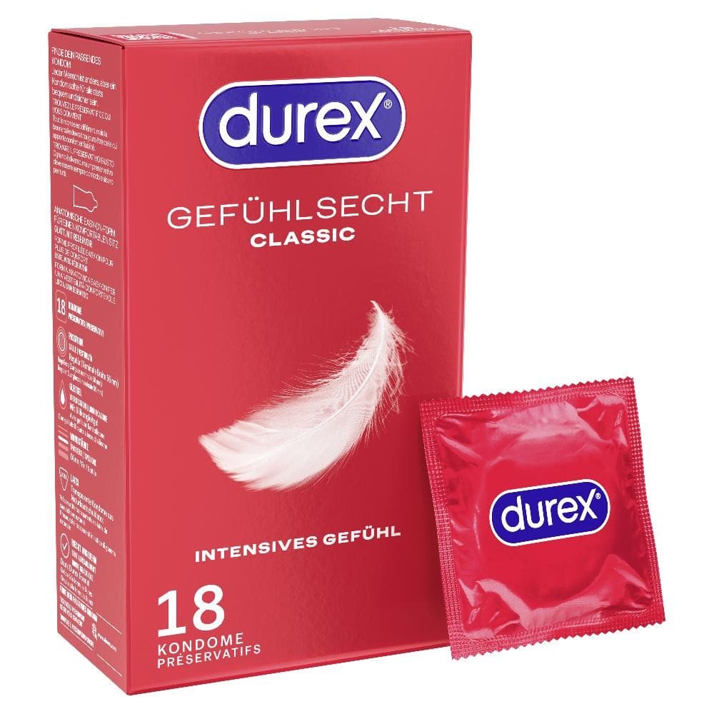 Durex Gefühlsecht Kondome, 18 Stück – Bipa