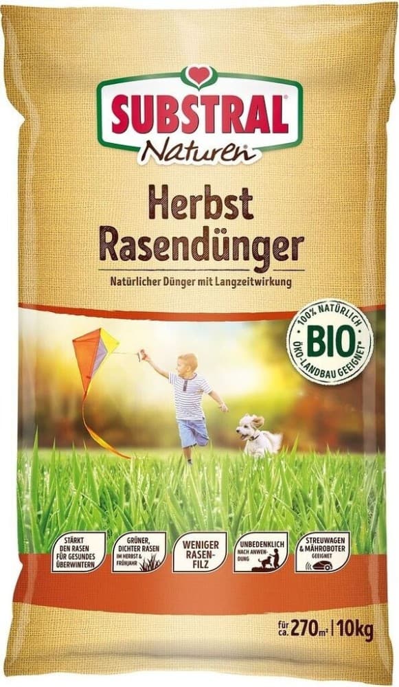SUBSTRAL Herbst-Rasendünger, 10 kg – Bauhaus