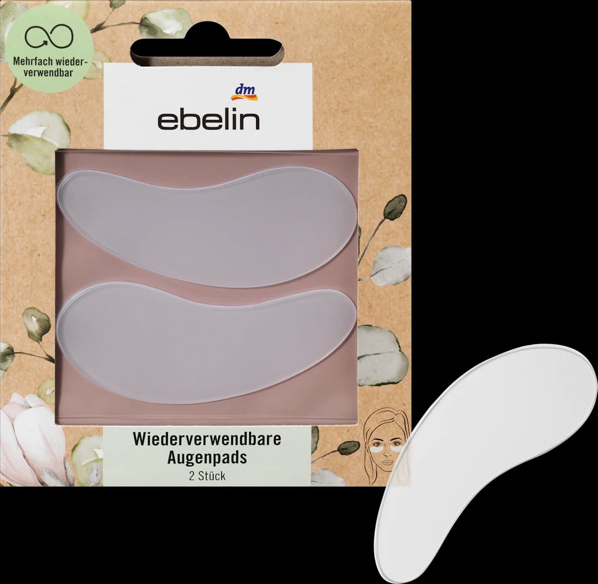 wiederverwendbare Augenpads, 1 Paar ebelin – Dm