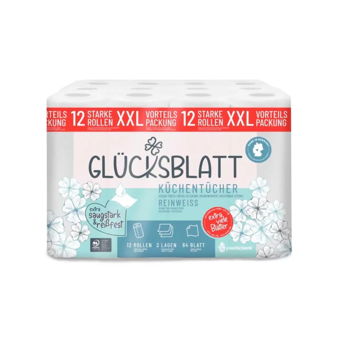 Küchentücher XXL, 12 Rollen – Norma
