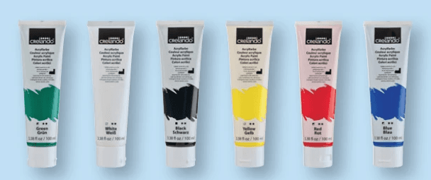 Crelando Acrylfarben, 6 Tuben je 100 ml – Lidl