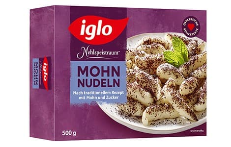 Germknödel od. Mohnnudeln, 400 g–500 g Iglo – Billa