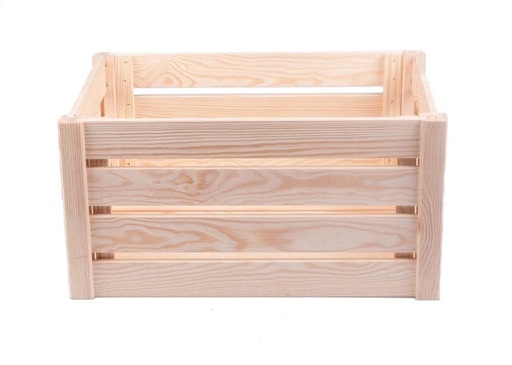 Holzkiste mit Steckmontage, 46 x 29,5 x 23,5 cm – Zgonc