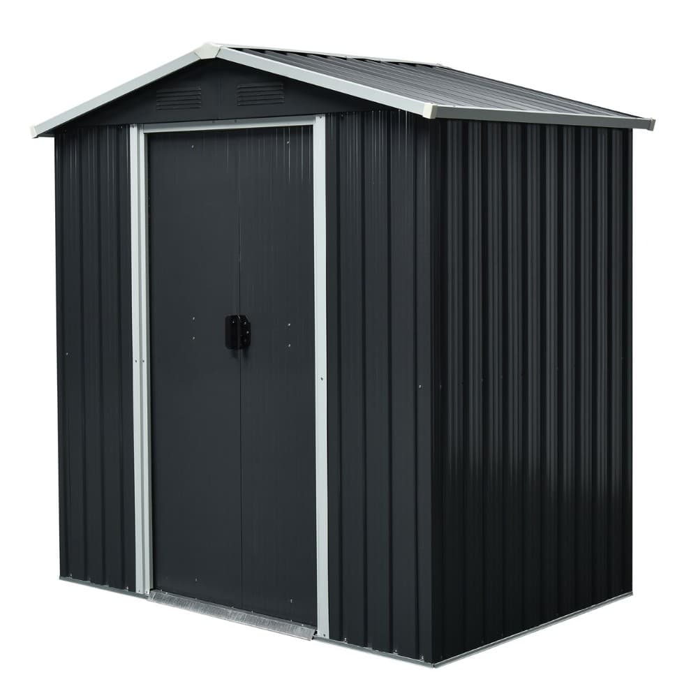 GreenYard Metallgerätehaus SAN MARINO ca. 131x194x184 cm Angebot bei Norma