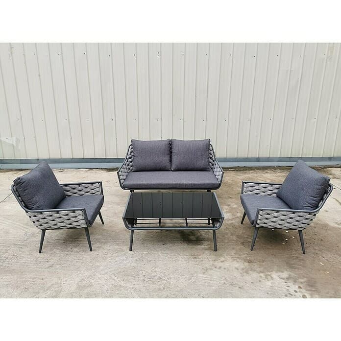 Gartenmöbel-Set Weave 4-teilig Angebot bei Bauhaus