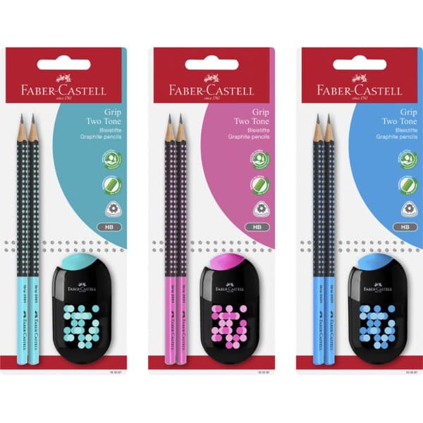 Bleistifte Grip „Two Tone“, 2-teilig FABER-CASTELL – Interspar
