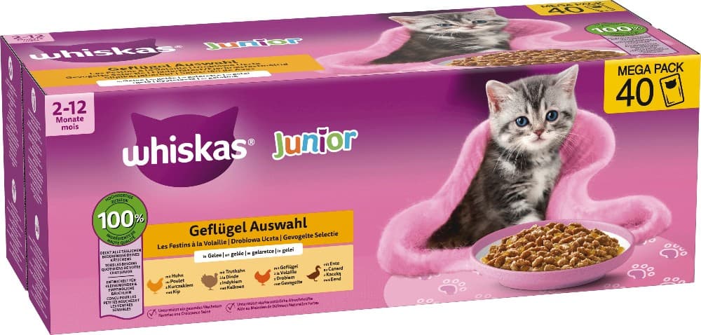 Whiskas Frischebeutel, 3400 g – Penny