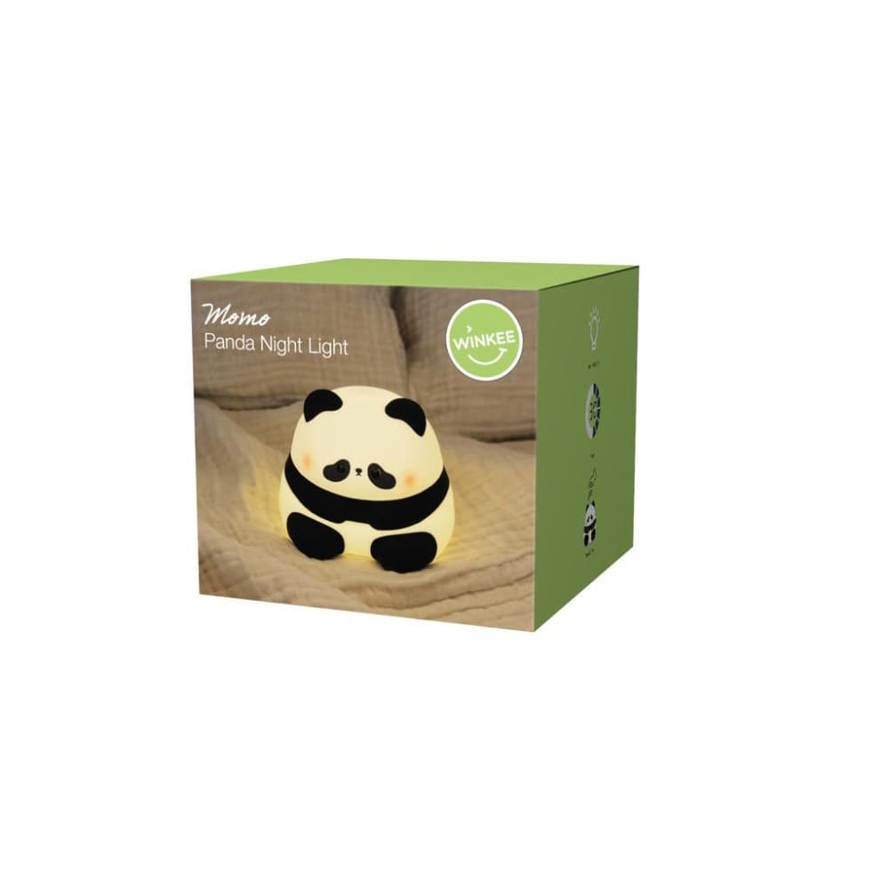 Silikon-Nachtlichter Panda Momo, L 11 cm – Müller