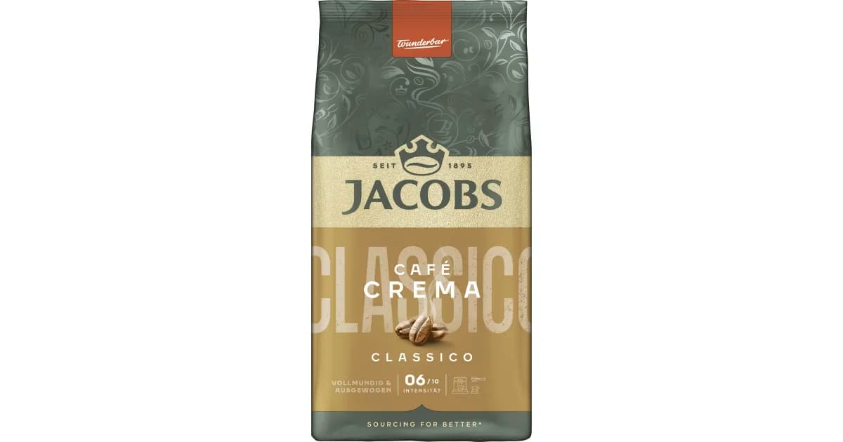 Jacobs Café Crema ganze Bohne 500 g Angebot bei Spar