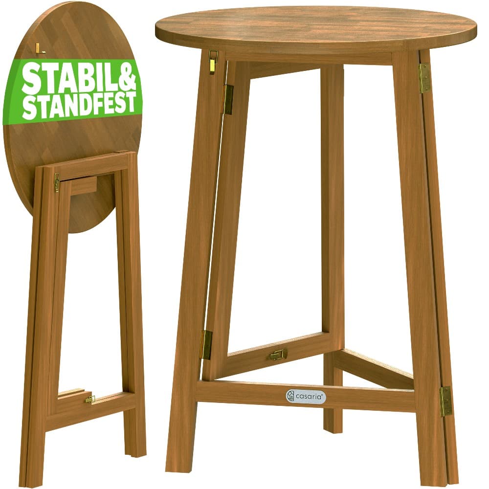 Bar Stehtisch aus Akazienholz – Hofer