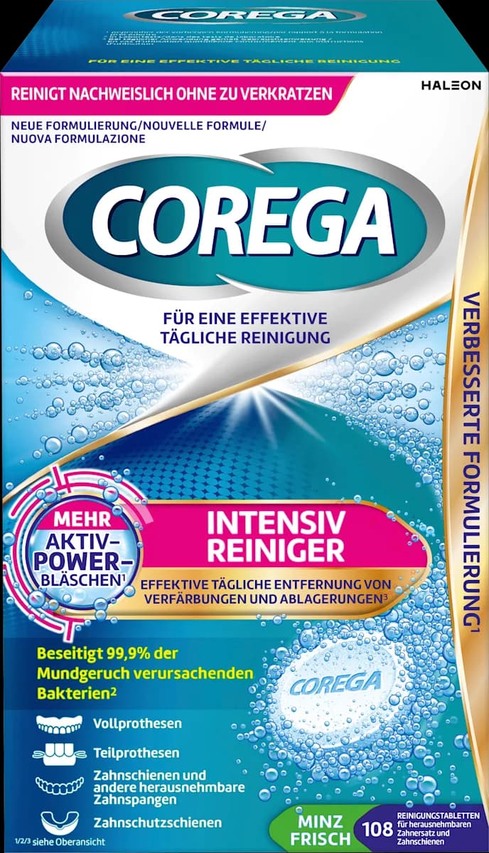 Corega Intensiv Reiniger 108 Stück Angebot bei Penny