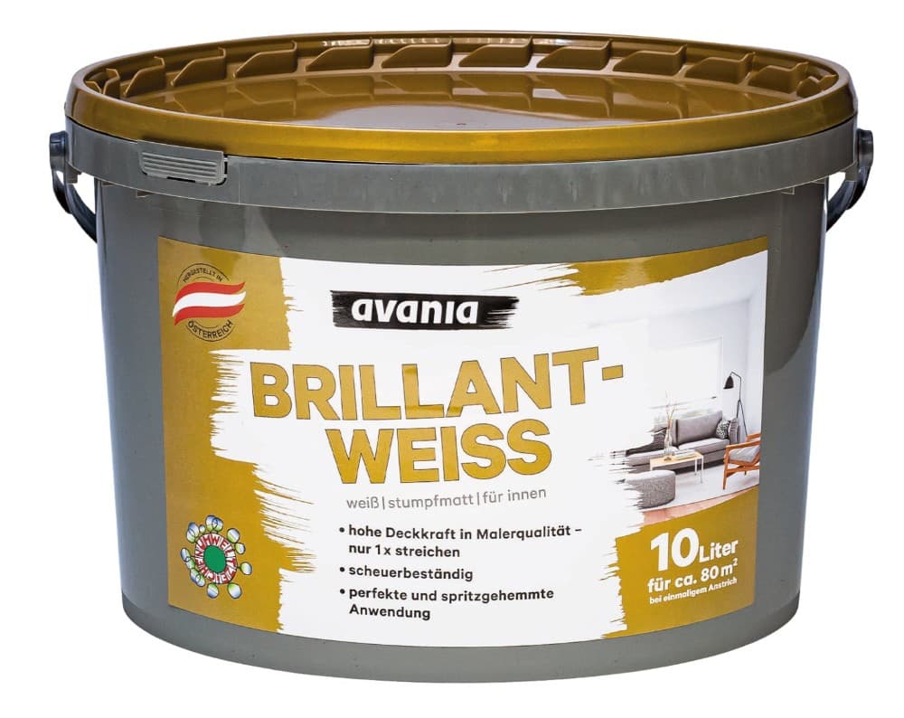 AVANIA Brillantweiß, 10 l – Lagerhaus