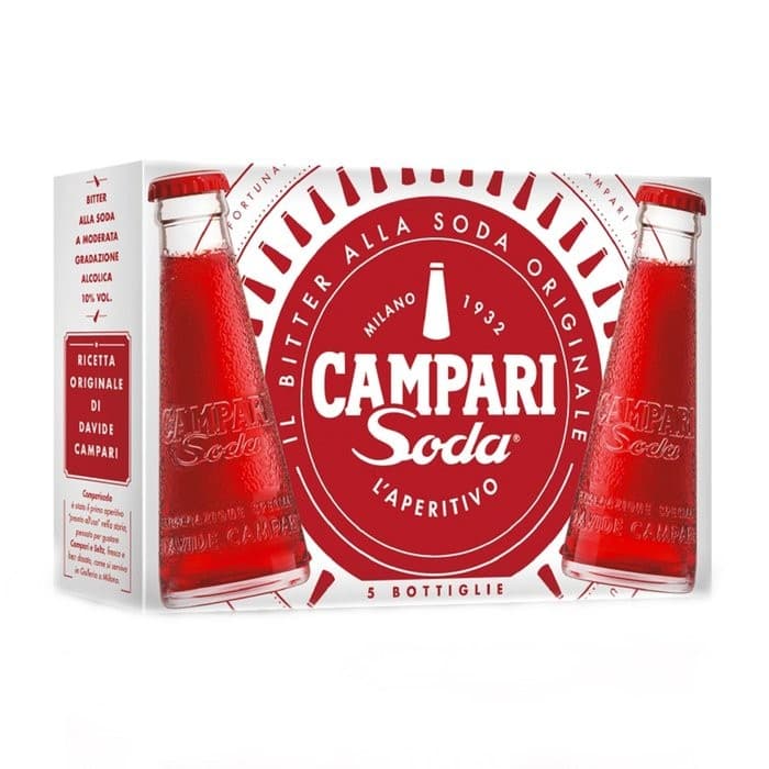 Campari Soda Aperitivo, 5-Stück-Packung, 0,5 l – MPREIS