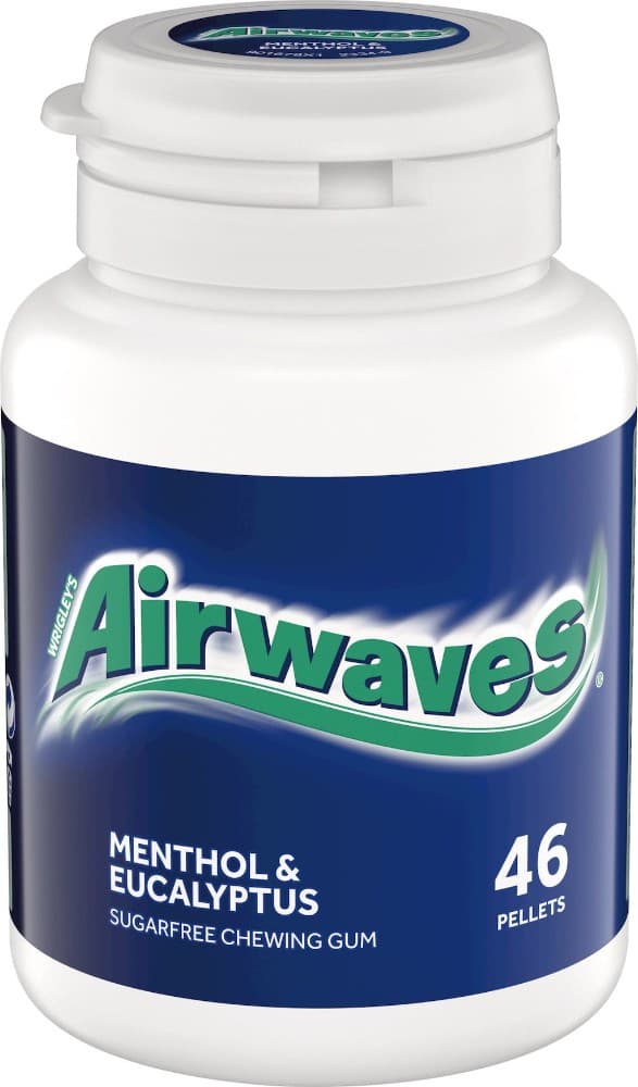 Menthol und Eucalyptus Kaugummi, 64 g Airwaves – MPREIS
