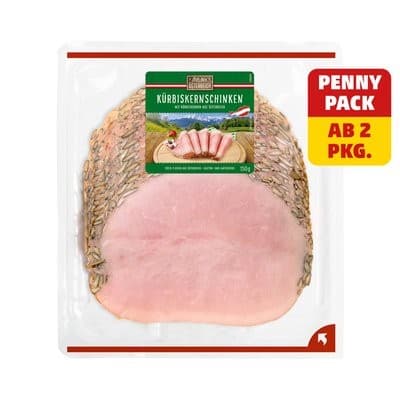 Kürbiskern-, Burgunder- od. Krenschinken 150 g PENNY. Angebot bei Penny