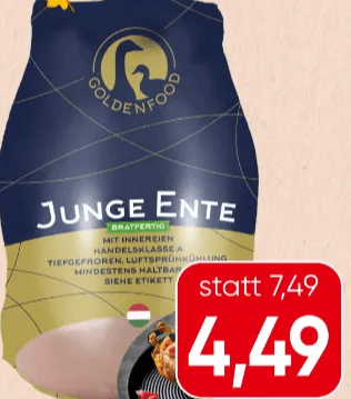 Junge Ente, 1900-2300 g Goldenfood – Spar
